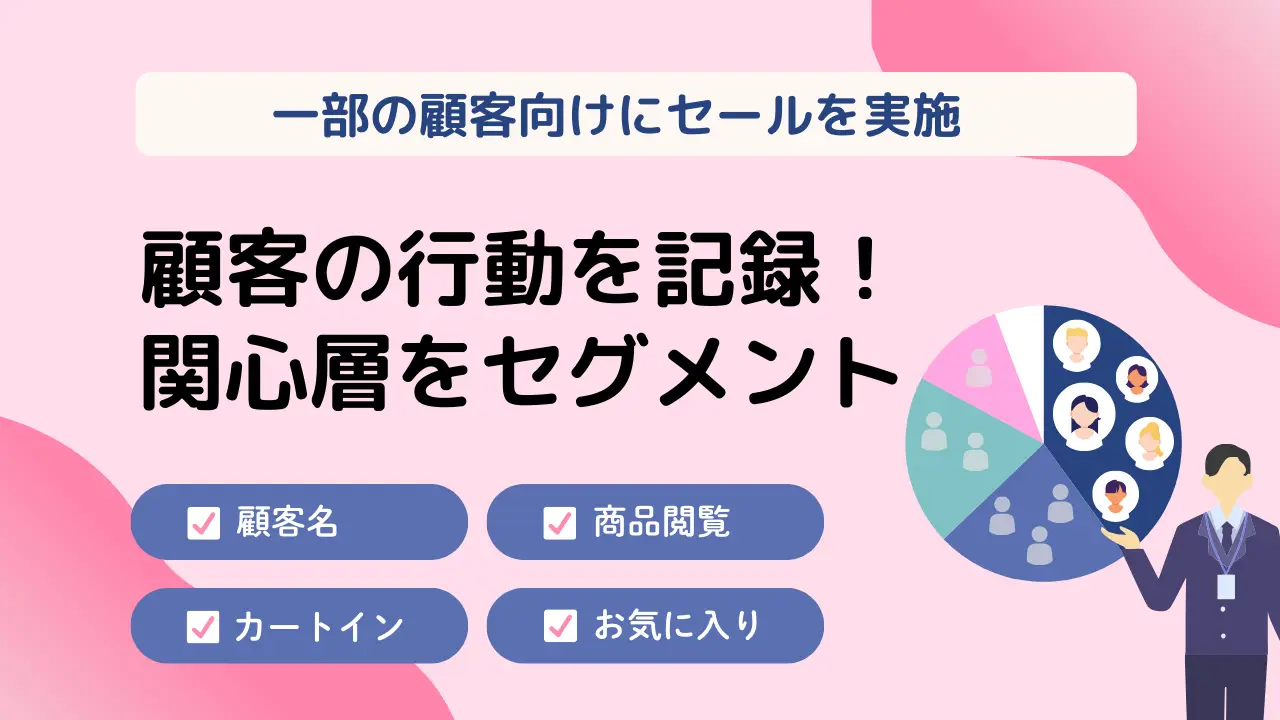 「あなただけ」のクーポン・値下げメールを自動で送信